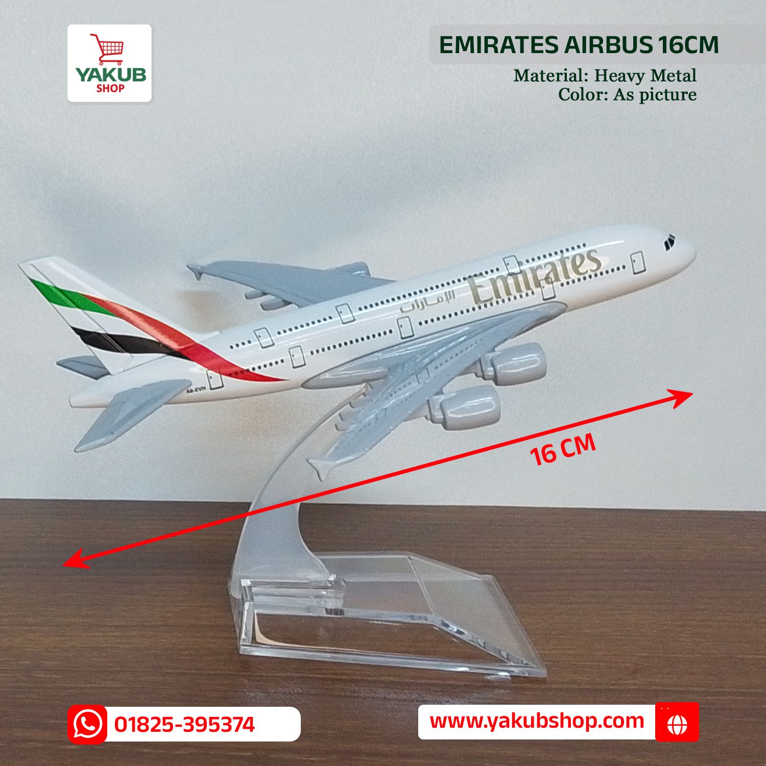 Emirates Airbus model, 16cm airplane model, die-cast metal plane BD, Emirates A380 showpiece, aviation gifts Bangladesh, metal aircraft model, office decor airplane, Yakub Shop, plane collection BD, kids metal plane toy, high-quality airplane miniature, Emirates airline collectibles Dhaka. Emirates Airbus model, 16cm airplane model, die-cast metal plane BD, Emirates A380 showpiece, aviation gifts Bangladesh, metal aircraft model, office decor airplane, Yakub Shop, plane collection BD, kids metal plane toy, high-quality airplane miniature, Emirates airline collectibles Dhaka.