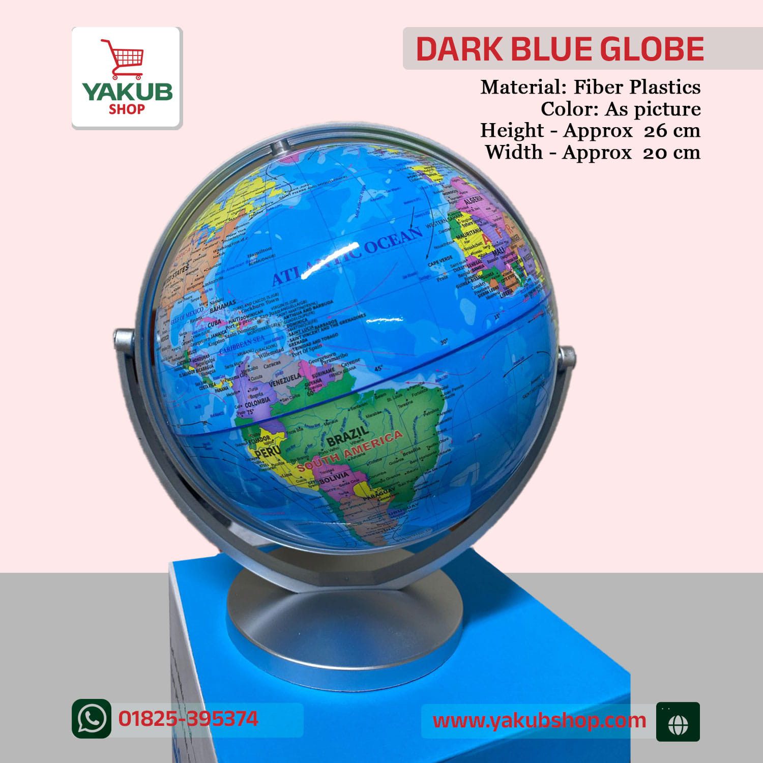 01-Dark-Blue-Globe 360 Degree Globe - Image 1