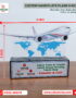 Custom Nameplate Plane, Executive Desk Nameplate BD, Travel Agency Decoration Item, Customized Corporate Gift, Premium Desk Nameplate, Airplane Model Souvenir, Office Desk Accessories BD, Personalized Name Plate for CEO, Yakub Shop Custom Gift, Glass Metal Nameplate 9 Inch.
