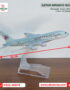 Qatar Airways model plane, 16cm metal airplane, die-cast aircraft model Bangladesh, aviation collectibles BD, Qatar Airways A380 model, metal plane toy, office desk decor BD, airplane showpiece Dhaka, Yakub Shop airplane, aviation gift items, Qatar Airways 16cm Heavy Metal Airplane Model with Stand - Yakub Shop